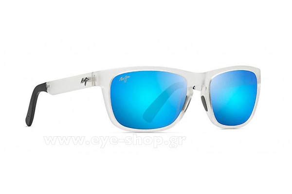 Γυαλια Ηλιου Maui-Jim SOUTH-SWELL B755-05CM Blue Hawaii Sthin Glass Polarized plus size 58 Τιμή: 255,42
