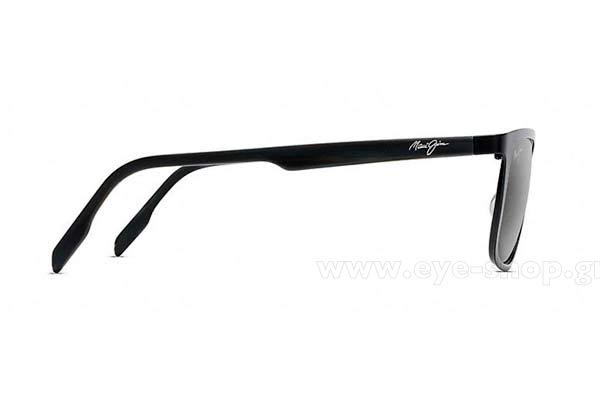 MAUI JIM GREY NAUPAKA SATIN BLACK Γυαλια Ηλιου 