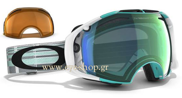 oakley AirBrake 7037 Snow Γυαλια Ηλιου 
