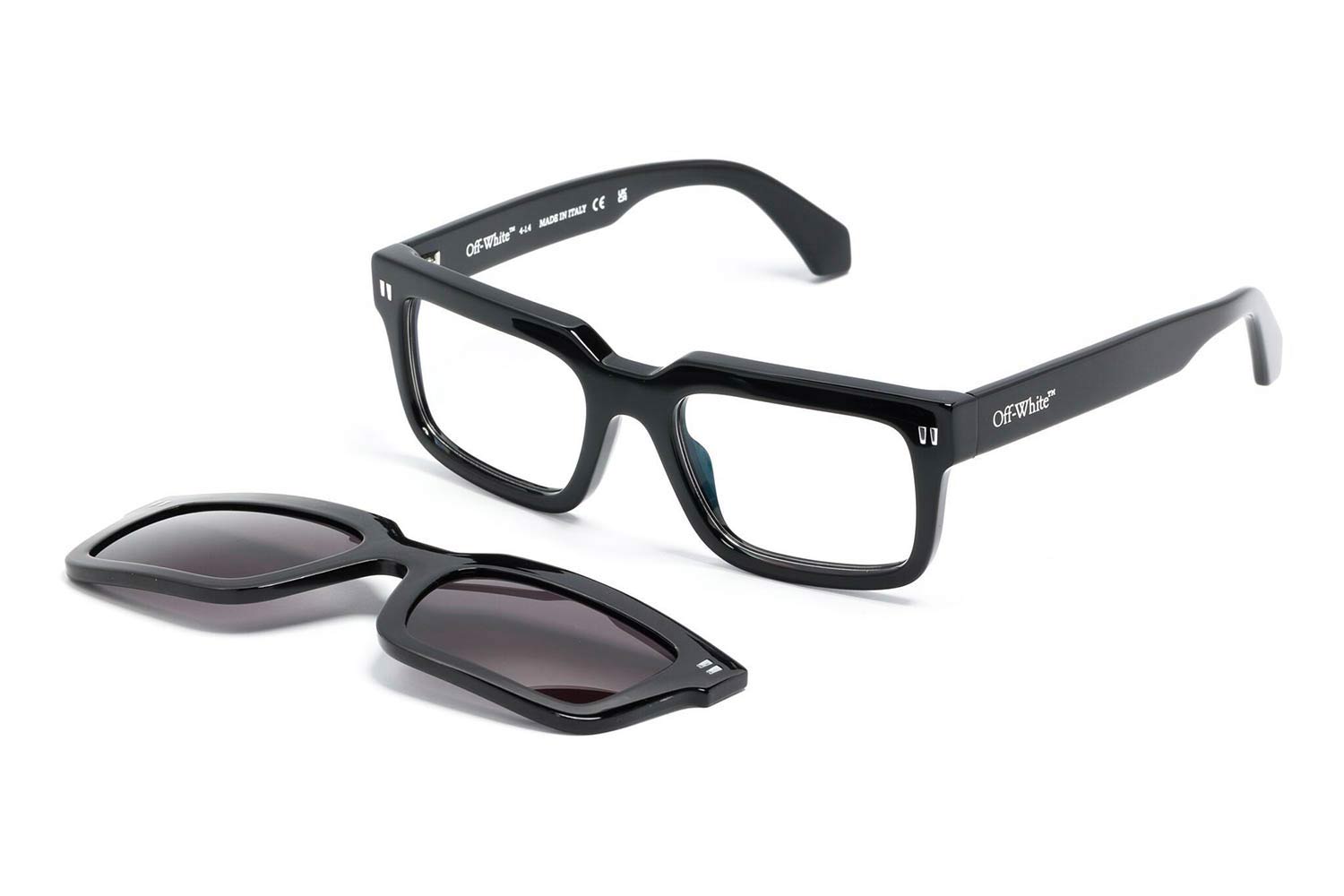 off white CLIP ON SUNGLASSES Γυαλια Ορασεως 