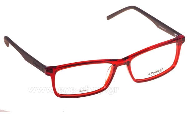 POLAROID PLD D306 1R7 	RED GREY size 55 Γυαλιά οράσεως Τιμή: 78,38