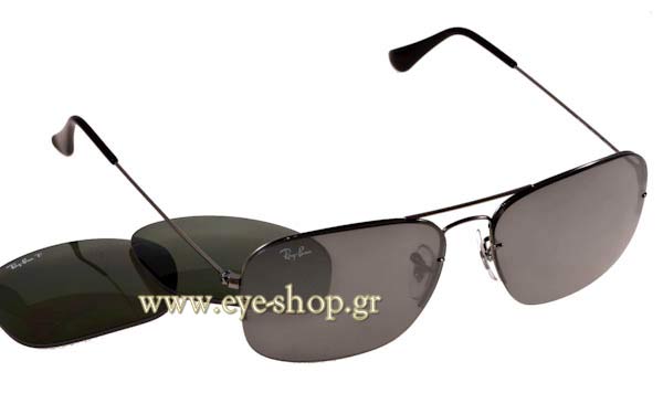 rayban 3482 Clip in Flip Out Γυαλια Ηλιου 