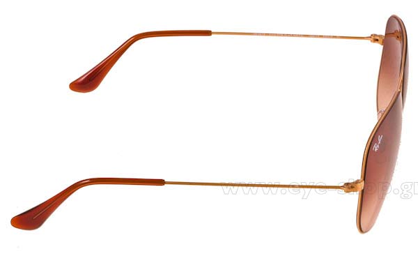 RAYBAN 3513 Aviator Flat Metal Γυαλια Ηλιου 