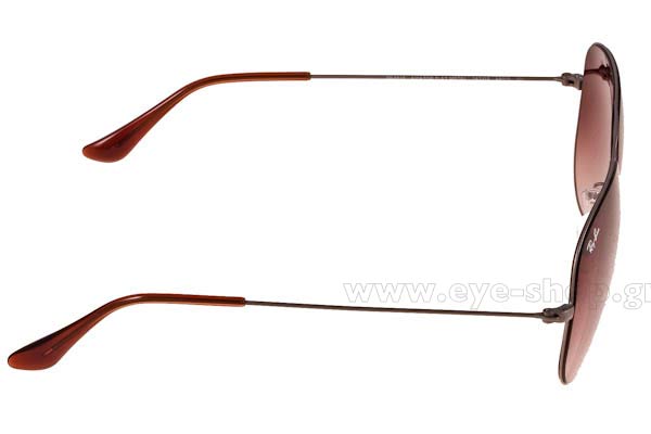 RAYBAN 3513 Aviator Flat Metal Γυαλια Ηλιου 
