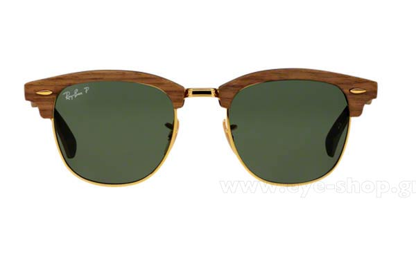 RAYBAN Clubmaster Wood 3016M Γυαλια Ηλιου 
