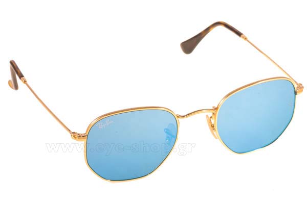 Γυαλια Ηλιου Rayban 3548N 001/9O Hexagonal size 48 Τιμή: 102,99