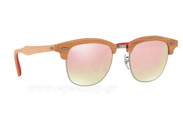 Camila Coelhoμε τα γυαλιά ηλίου Rayban Clubmaster Wood 3016M
