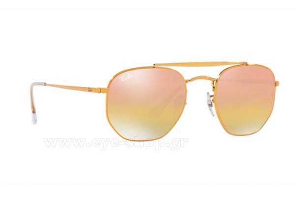Γυαλια Ηλιου Rayban 3648-THE-MARSHAL 9001I1 Hexagonal Double Bridge size 54 Τιμή: 131,88