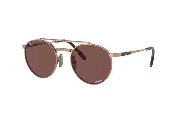 RAYBAN 8237 ROUND II TITANIUM Γυαλια Ηλιου 