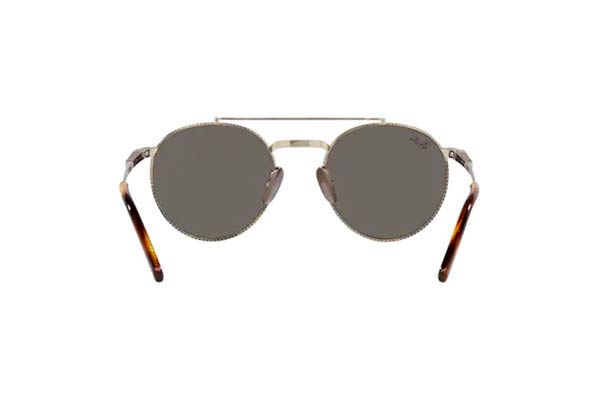 RAYBAN 8237 ROUND II TITANIUM Γυαλια Ηλιου 