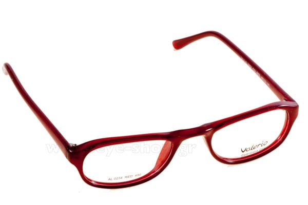 Valerio 0234 RED size 48 Γυαλιά οράσεως Τιμή: 49,00