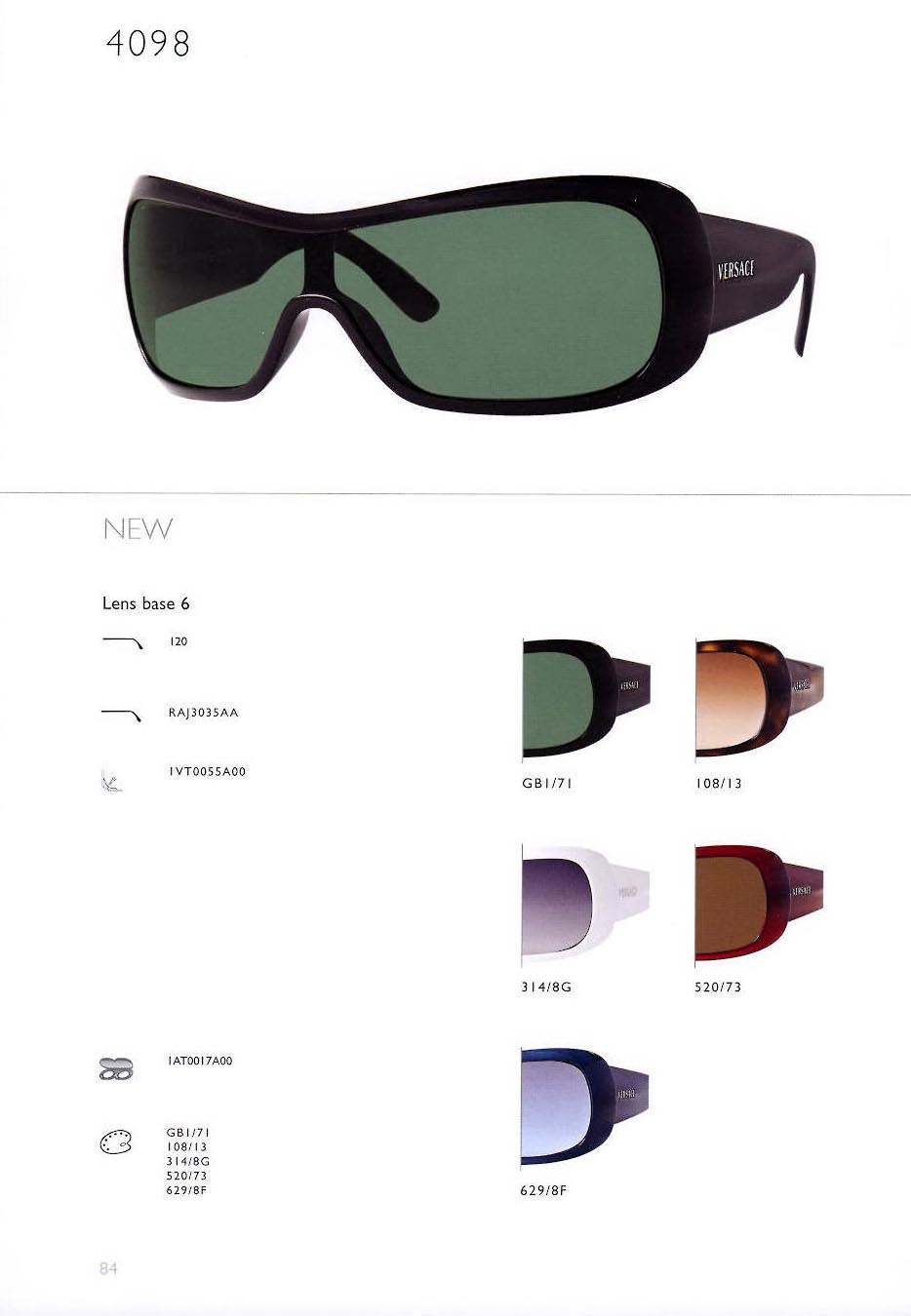 versace 4098 Γυαλια Ηλιου 