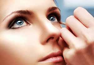 Φακοί επαφής, και make up