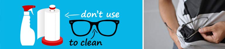 Τι να ΜΗΝ χρησιμοποιείτε για να καθαρίσετε τα γυαλιά σας