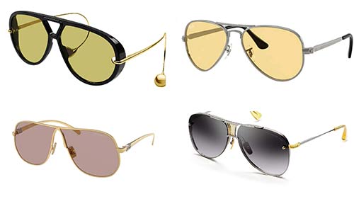 Aviator γυαλιά ηλίου 2026 — χρυσός μεταλλικός σκελετός, Ray-Ban Gucci, Eye-Shop.gr