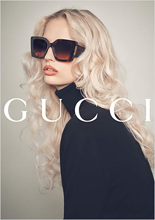 Γυαλιά ηλίου Gucci 2026 — oversized ταρταρούγα frames, αγορά online Eye-Shop.gr