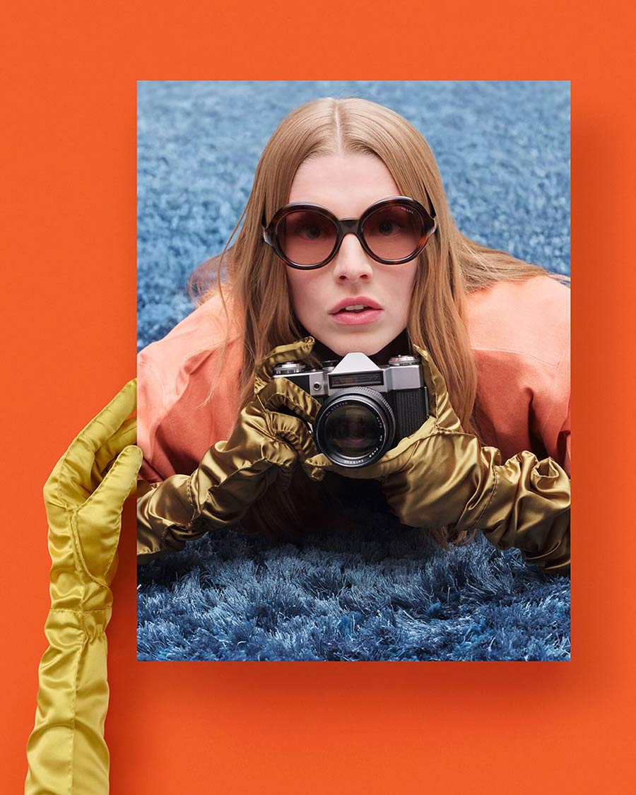 Γυαλιά ηλίου Prada 2026 — oversized vintage frames, geometric αισθητική, Eye-Shop.gr