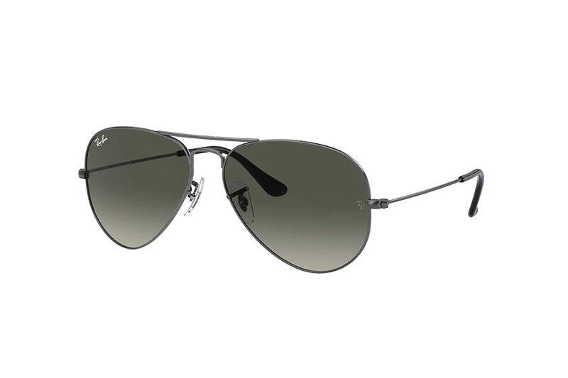 Ray-Ban 3025 Aviator με καφέ ντεγκραντέ φακό